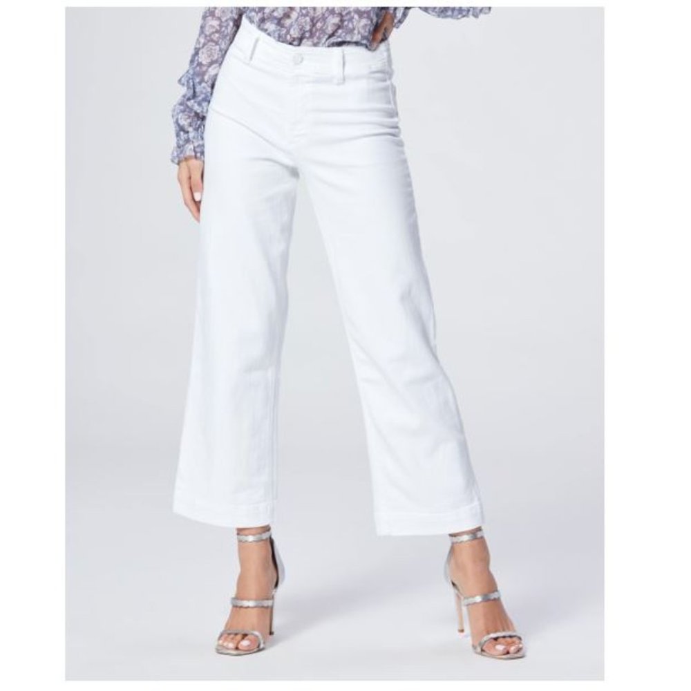 PAIGE Nellie Culotte Jean in Crisp White